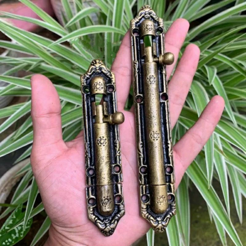 Grendel Pintu Grendel Jendela Gembok Pintu Rumah Motif Ukir Antik