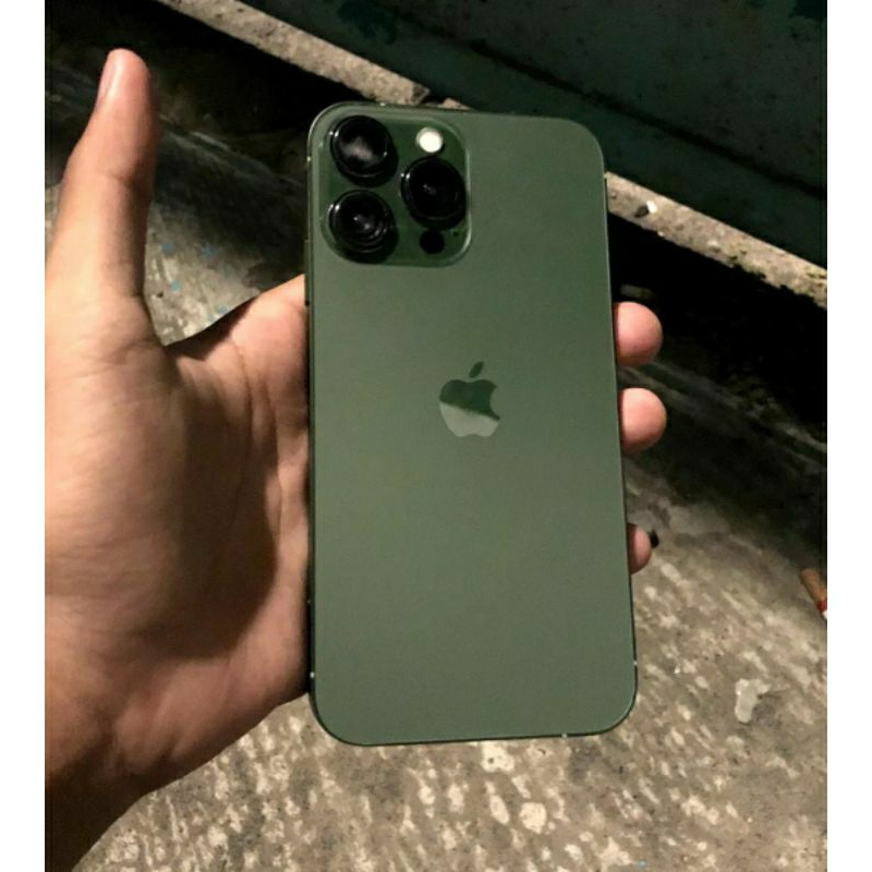 Housing iPhone xr to 13pro warna green