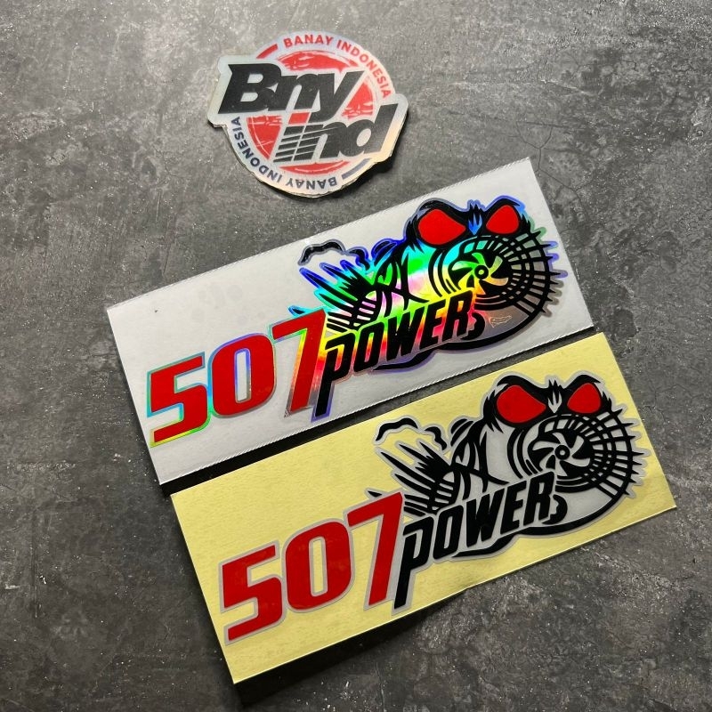 Stiker Sticker 507 POWER cutting