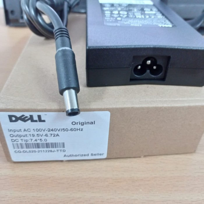 Charger Adaptor Original DELL studio 19.5V 6.7A 130W 7.4*5.0 Jarum