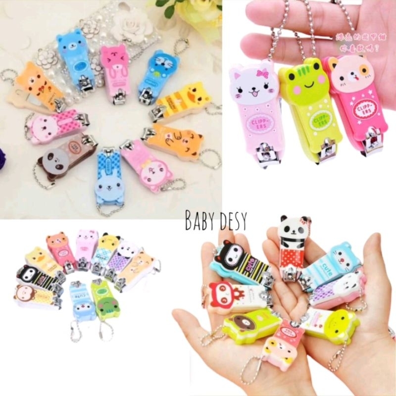 GUNTING KUKU KARAKTER LUCU / CARTOON NAIL CLIPPER MANICURE / GUNTING KUKU BAYI ANAK KARAKTER CUTE