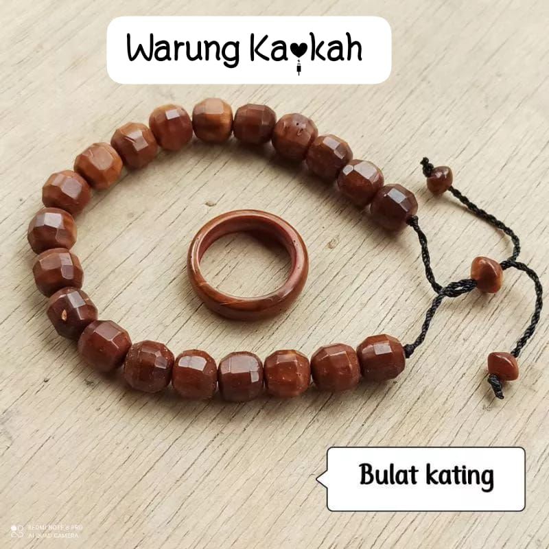 Gelang Kayu Kokka BONUS Cincin Kaokah Kaukah Kokkah Asli