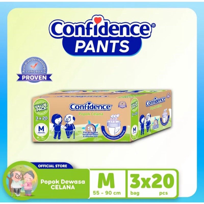 CONFIDENCE POPOK CELANA DEWASA UKURAN M