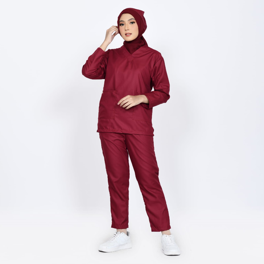 baju ok baju Oka baju jaga scrub medis