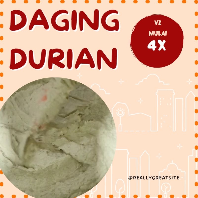 

Daging Durian Grade A 1kg Mix Buah Beku Frozen Asli Medan