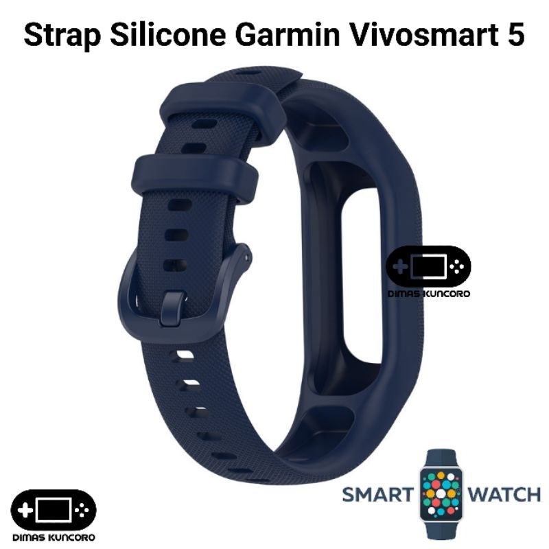 Terbaru Strap Silicone Garmin Vivosmart 5 silikon tali jam smartwatch karet vivo smart