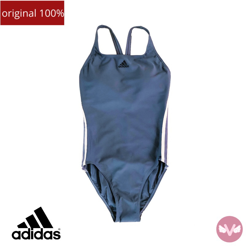 Baju Renang Wanita Adidas Original 100% / Baju Renang Adidas Blue Biru