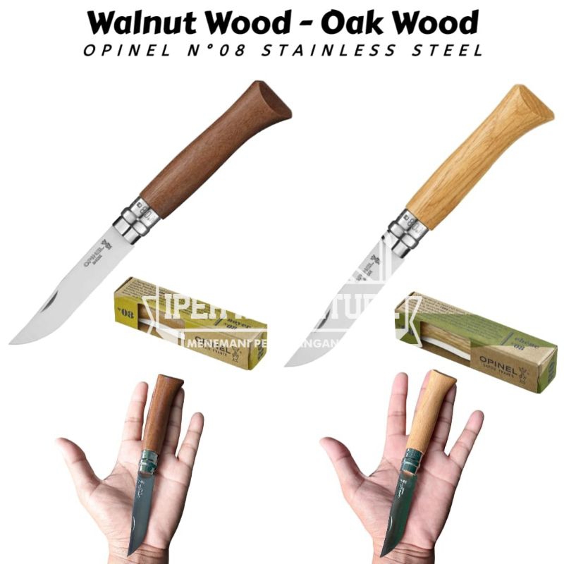 pisau lipat opinel n '08 stenless stell