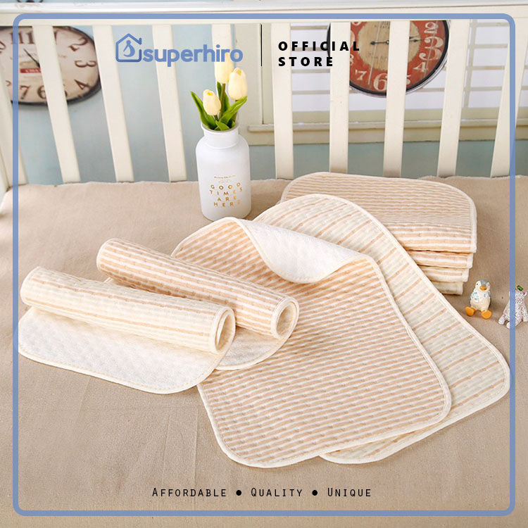 Waterproof Pad Bamboo Changing Mat-Alas Ompol Perlak Bayi