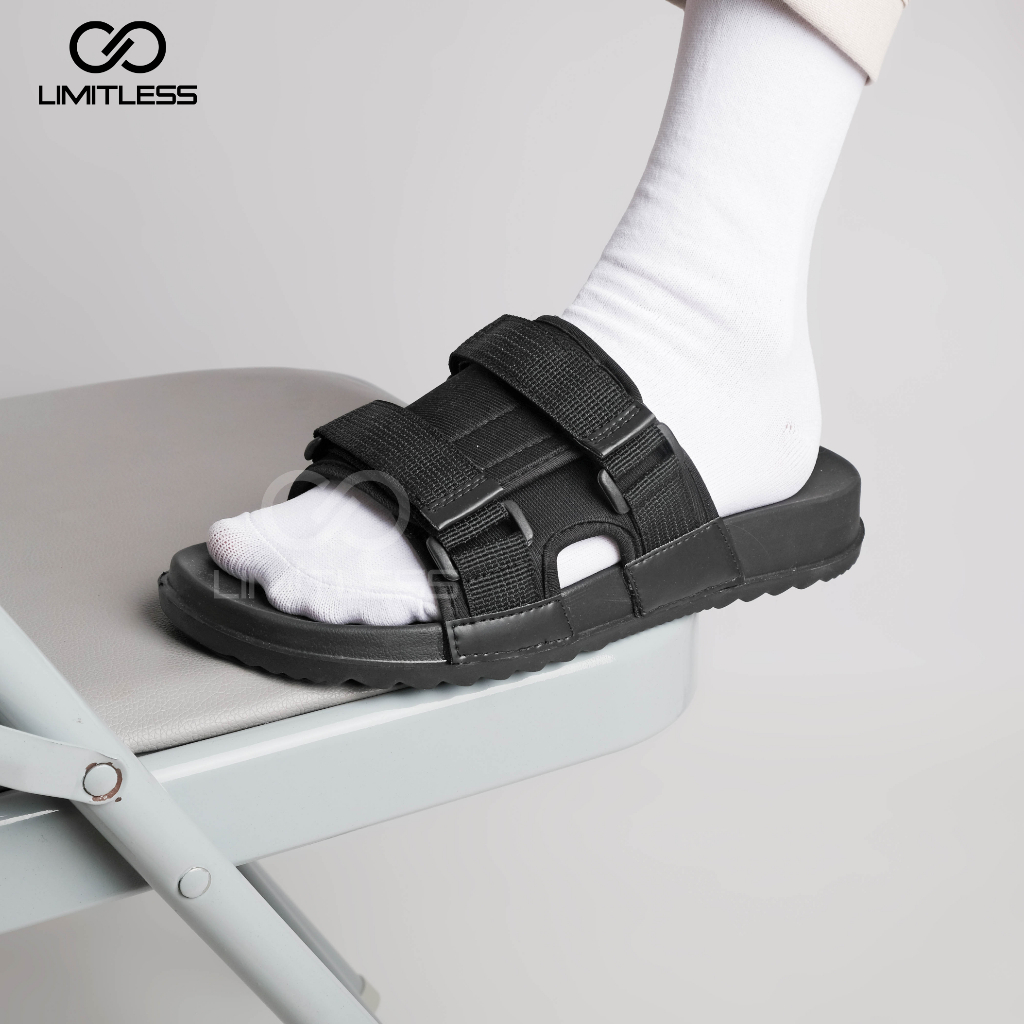 Sandal Selop Pria Terbaru 2023 Sandal Cowok Slip On Premium Kekinian Trendy Sandal Pria Casual Santai Anti Slip