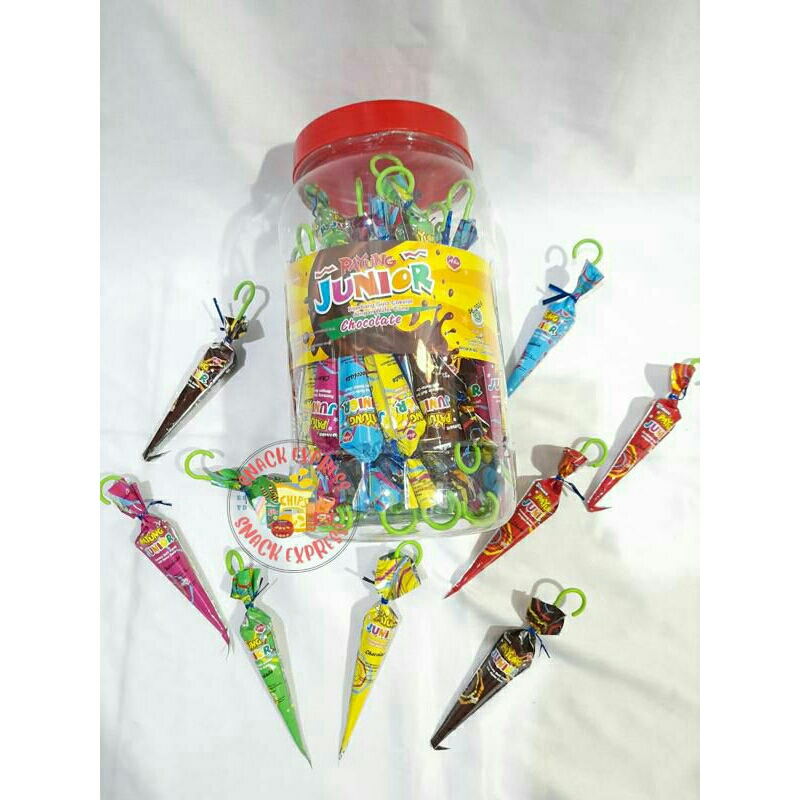 

Permen Coklat Payung Junior Toples isi 60 pcs @6g