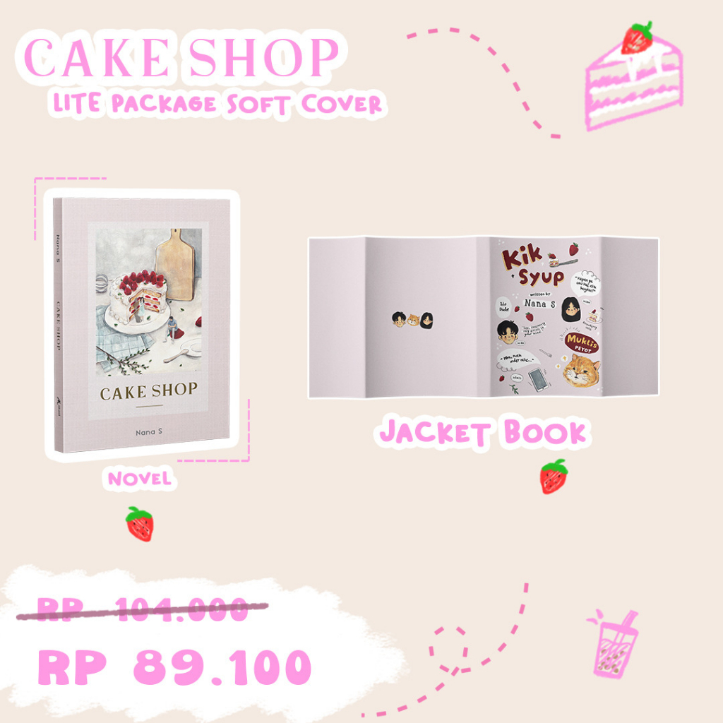 PROMO NOVEL CAKE SHOP REPACKAGE - AKAD