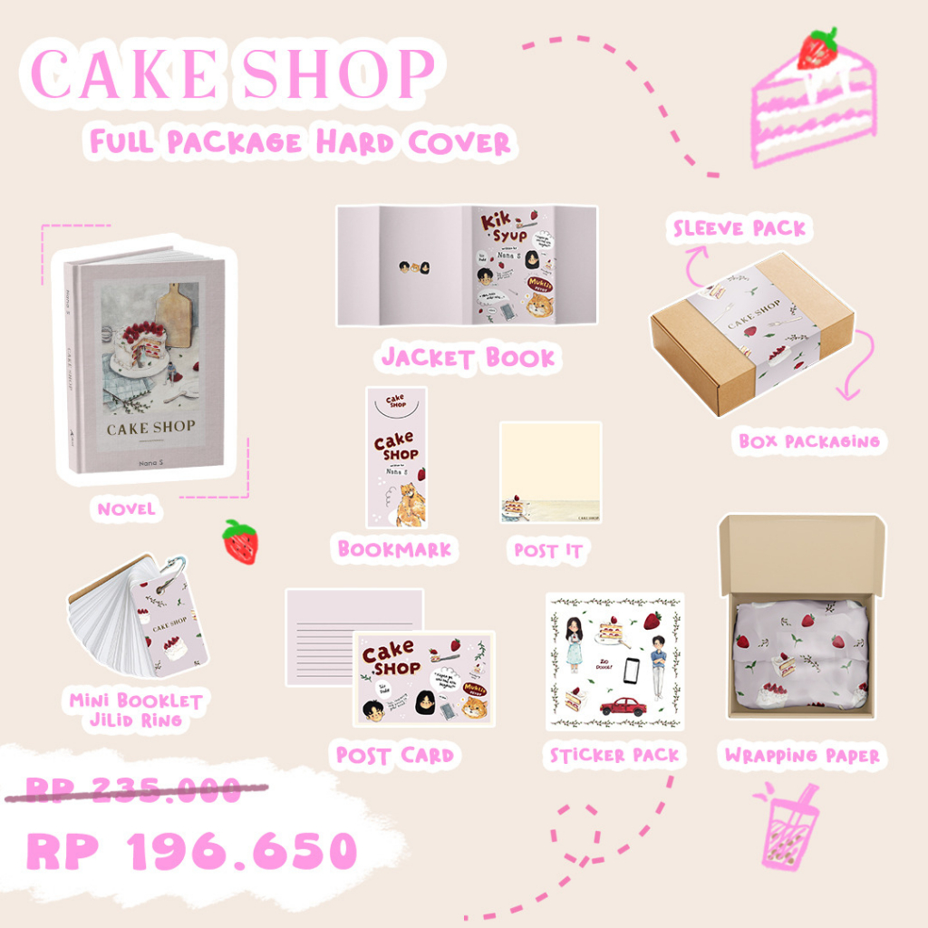 PROMO NOVEL CAKE SHOP REPACKAGE - AKAD