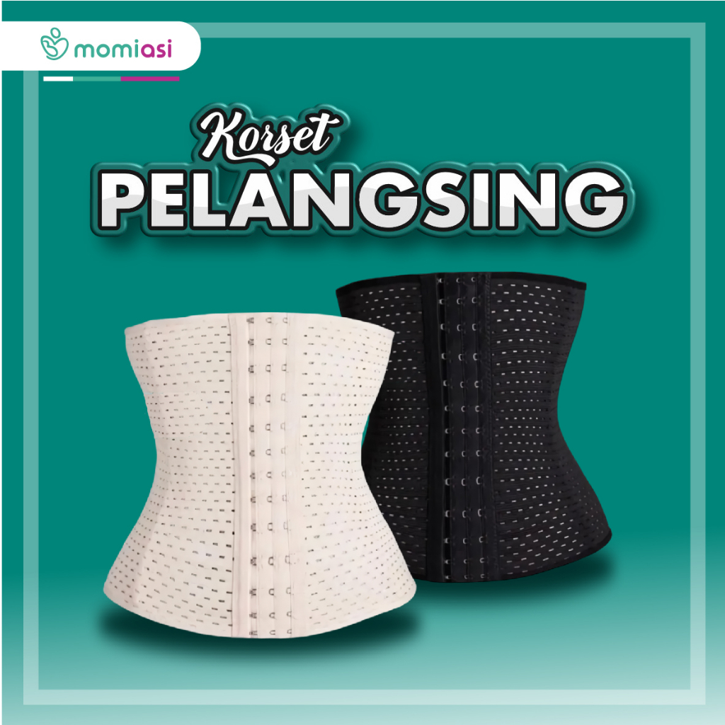 Momiasi - Korset Pinggang  Pengecil Pelangsing Perut Wanita Pasca Melahirkan Wanita Jumbo Penyangga Perut