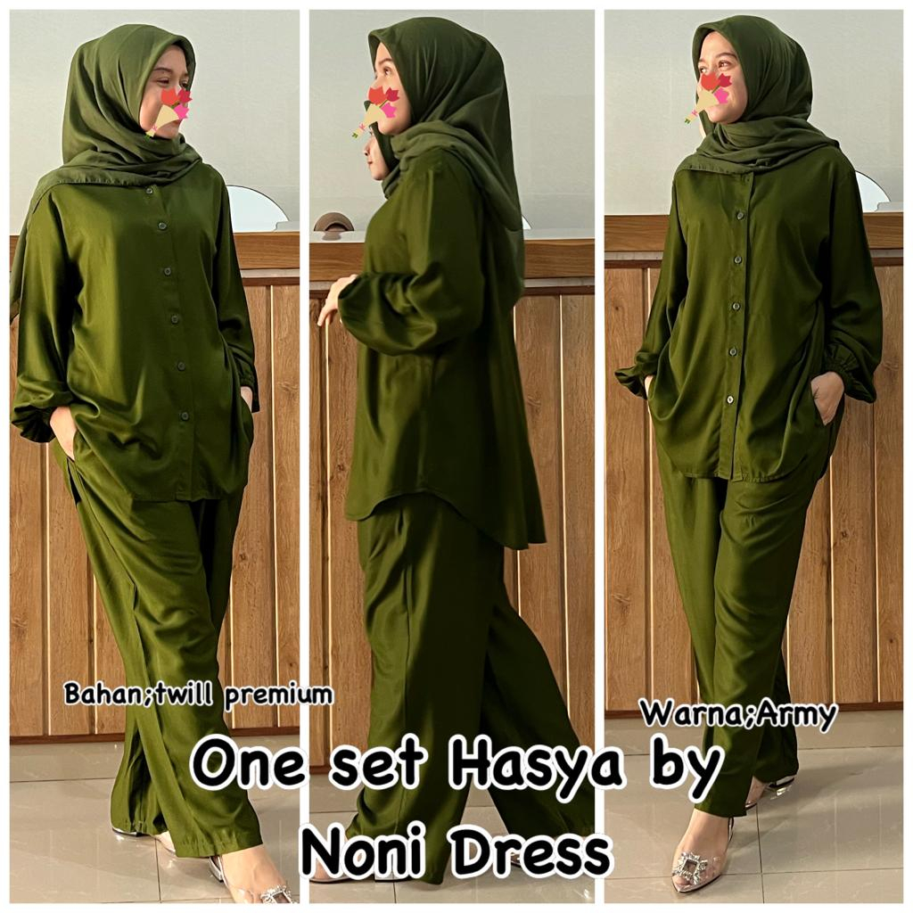 Daster Arab Noni Dress One Set Hasya by Noni Dress Original