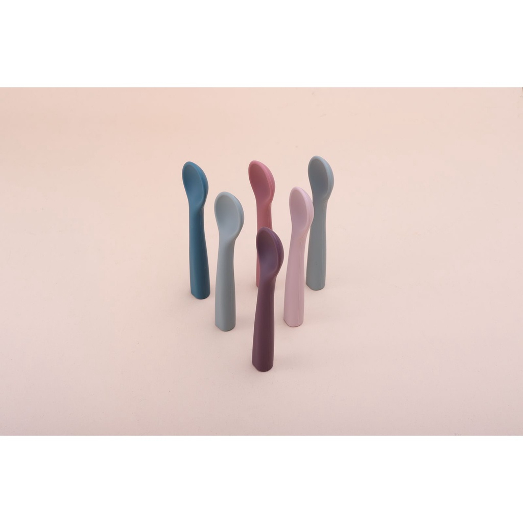 BeBeWaWa BW005-1 Baby Silicone Spoon - Sendok Makan Mpasi Bayi