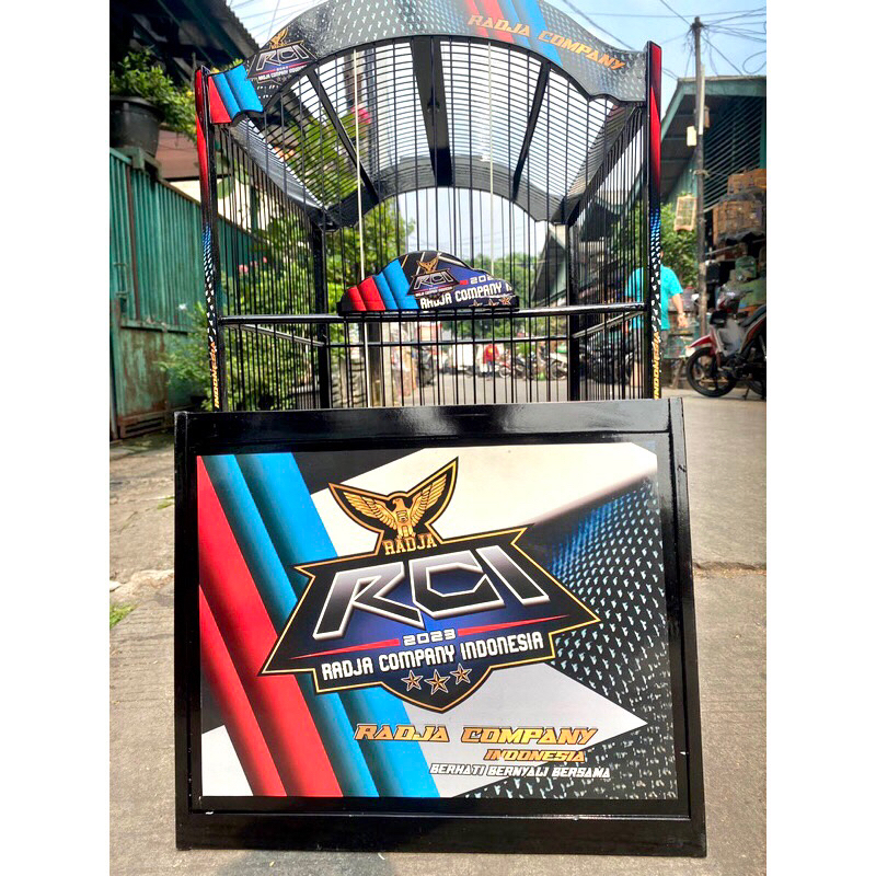 SANGKAR KANDANG KOTAK RADJA DECAL RCI original