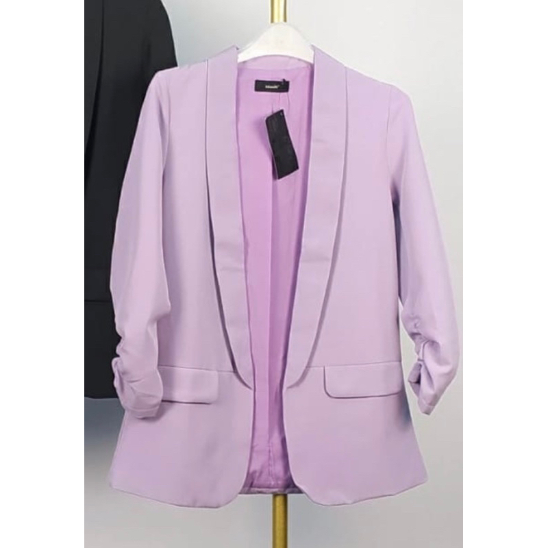 CHLOEBEAUTYSHOP BLAZER tangan / lengan serut