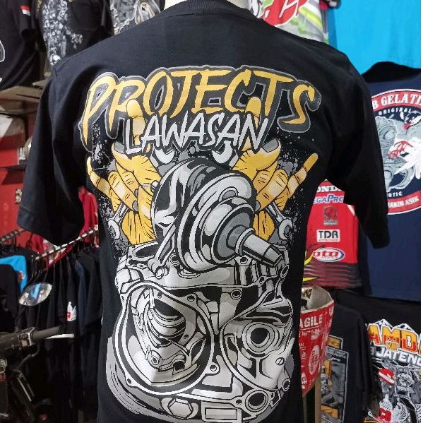 Kaos CB GL MP tiger Herex project lawasan