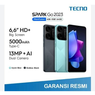 TECNO SPARK GO 4/64 RAM 4GB ROM 64GB GARANSI RESMI