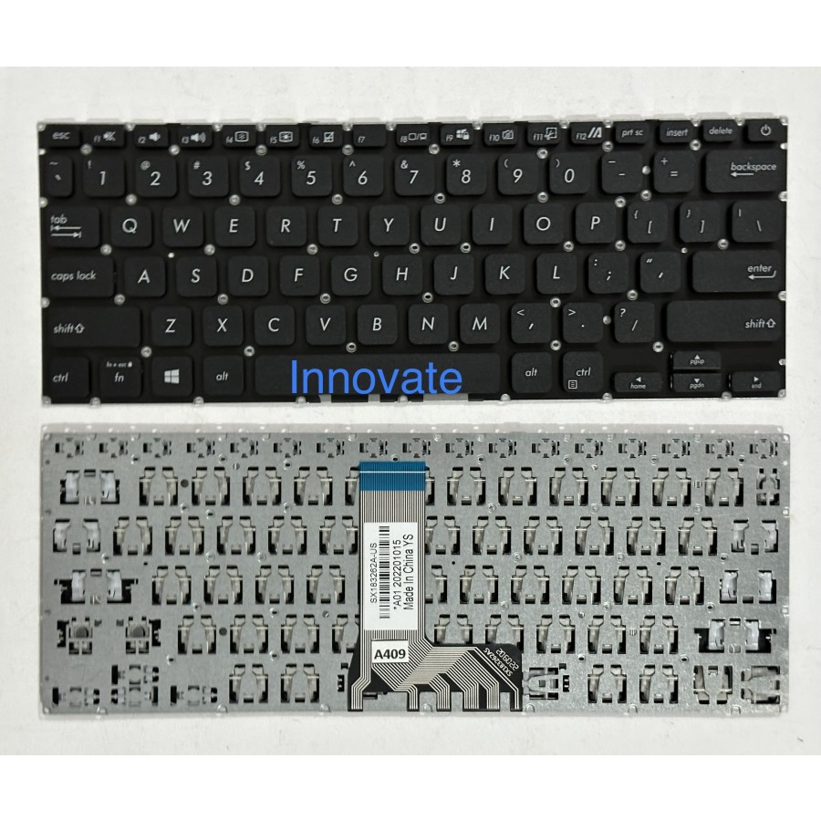 keyboard asus A409 A409MA A409J A409JA A409JB A409JA A409JP A409FJ hitam