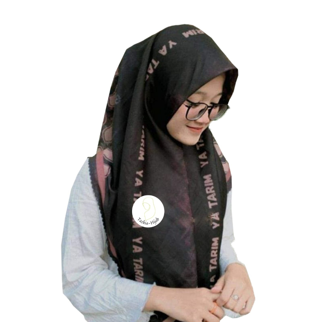 Cod Ready Hijab Pegon Arab Hijab Santri Indonesia Jilbab Viral Segi empat Hijab Semboyan Santri Kerudung Pegon Arab