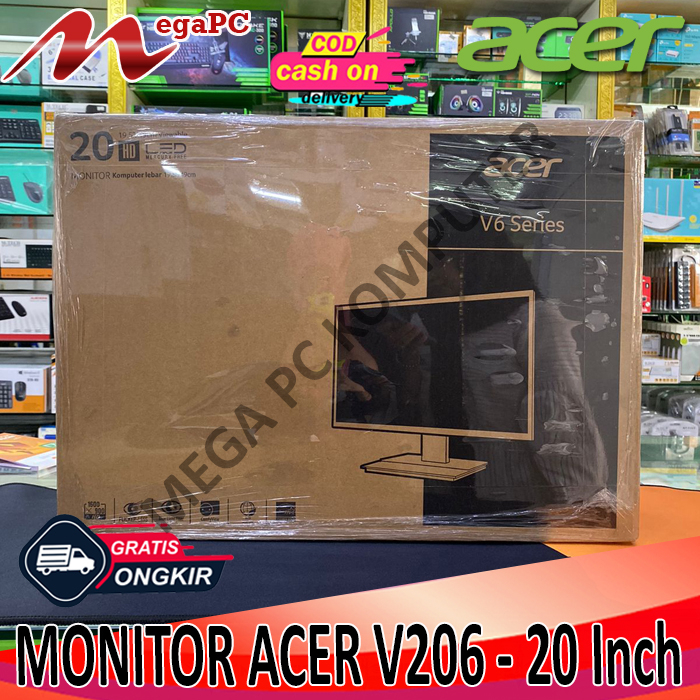 Monitor LED 20 Inch ACER V206 HDMI VGA