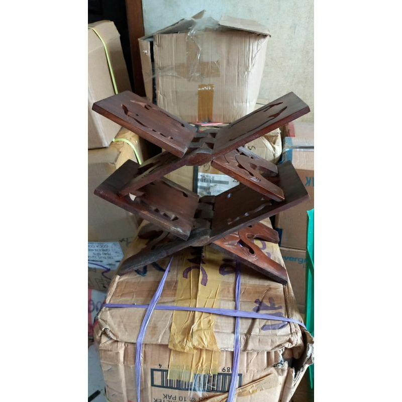 

Rekal Al-Quran Tempat Baca Al Qur'an Meja Lipat Asli