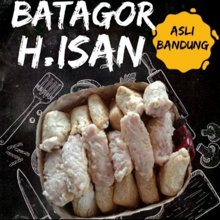 

Batagor Legendaris H Isan Hj Isan Khas Bandung Aseli Ikan Tenggiri - 10 pcs