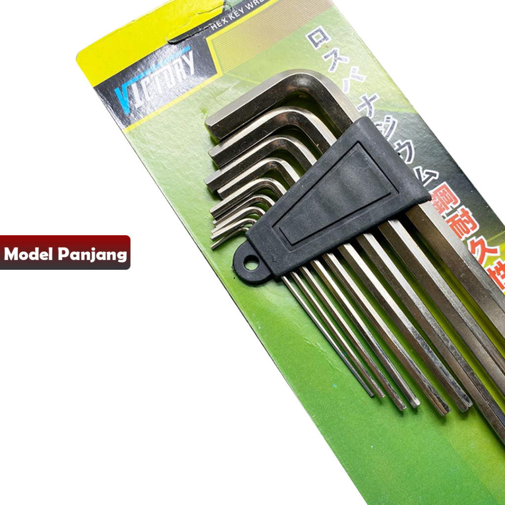 Kunci L  9 Piece  Hex Key Kunci L Set F2049-yoyosoo