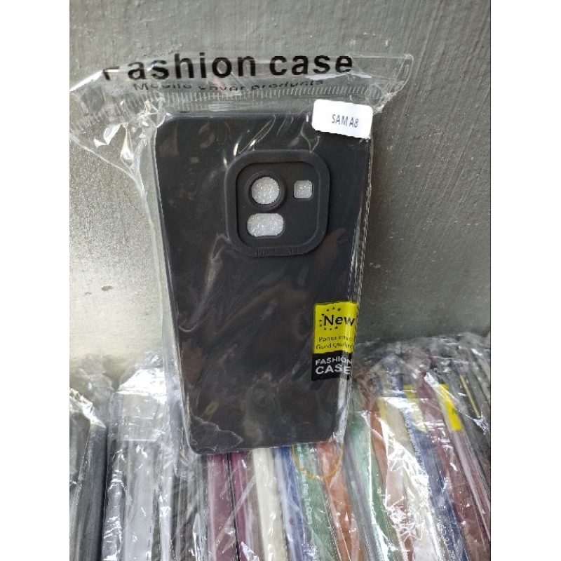 Softcase Samsung A8 2018 Silikon Casing Selicon Case Macaron Pelindung Pro Camera