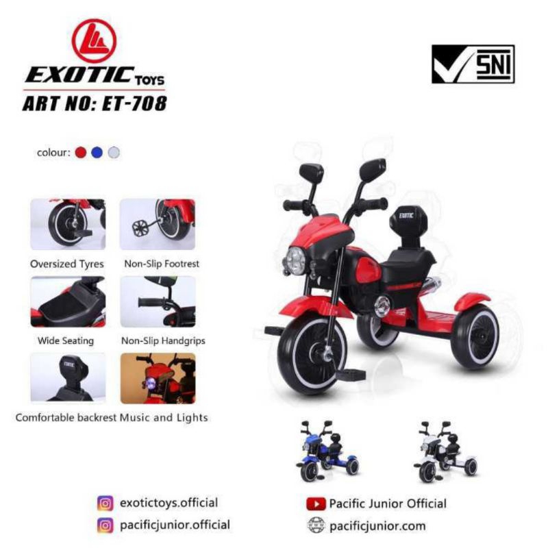 Exotic Sepeda model motor ET-708