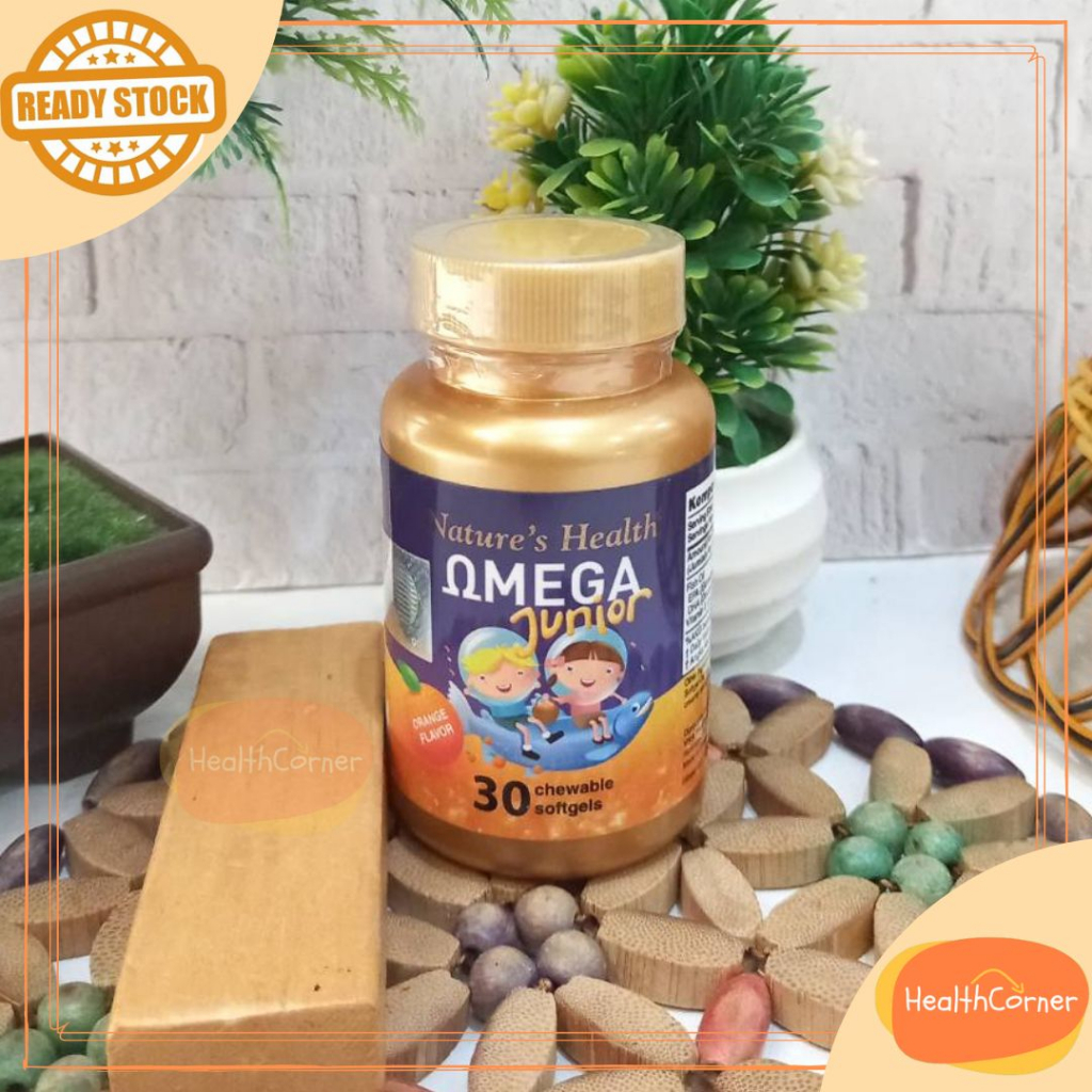 Natures Health Omega Junior 30sgl - Kids Omega DHA