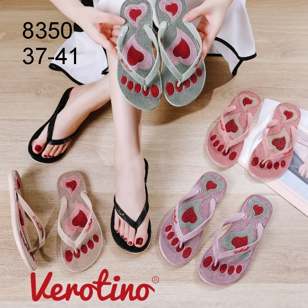 Sandal Wanita Verotino / Sandal Jepit Wanita Karet Jelly