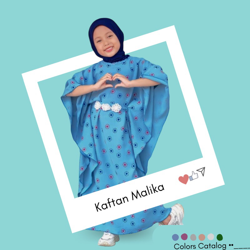 Hallybaba Kids - Limited Edition Kaftan Anak (1-8 Th) Malika