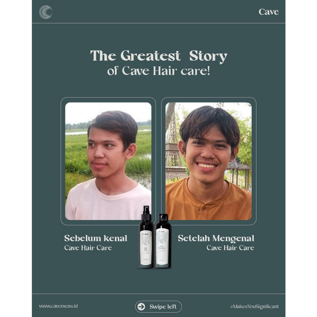 CAVE Hair Shampoo 200 ml - Perawatan Rambut Anti Kebotakan