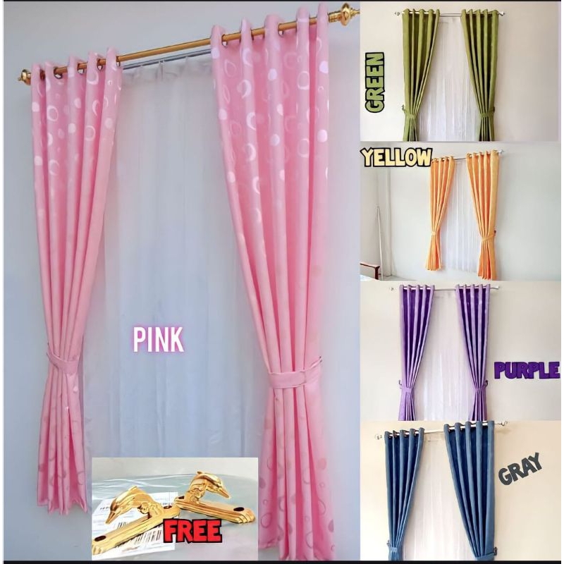 Gorden Polos Tebal Bahan Blackout Terbaru 2022 Gorden Jendela Dan Pintu Minimalis Gorden Mewah Elega