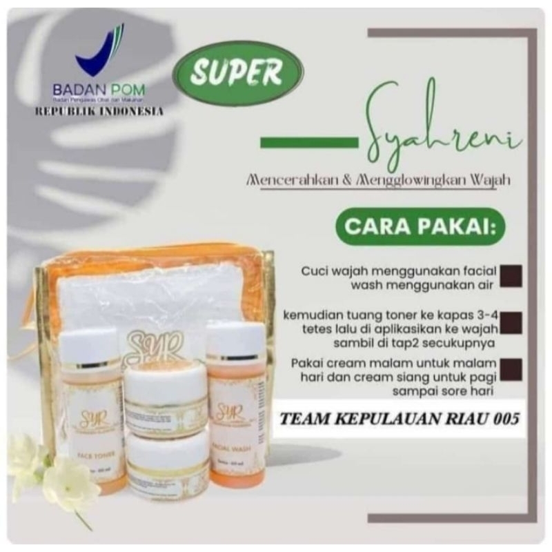 Paket SYR Glowing Skincare BPOM REMAJA