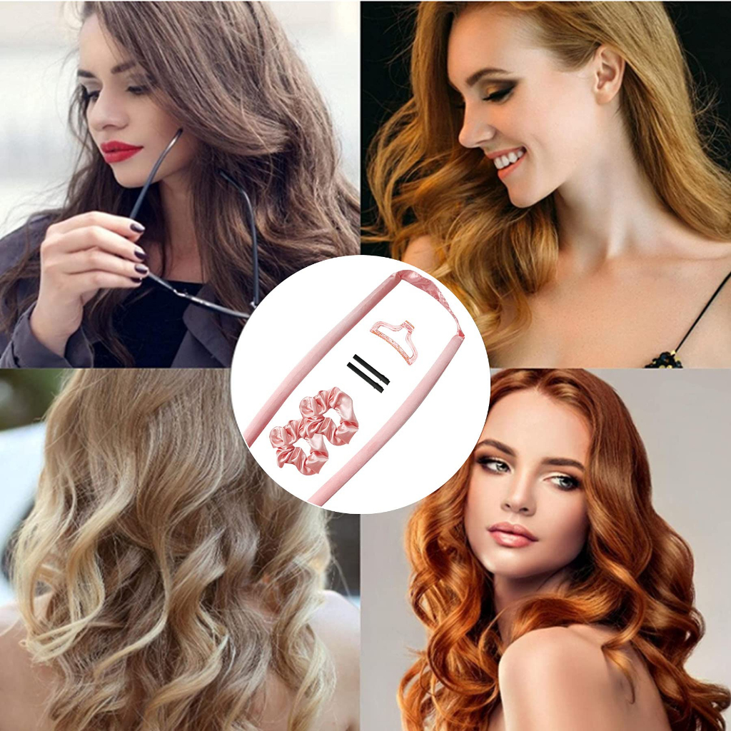 MAANGE Rambut Tanpa Catokan Rambut Keriting Alat Pengeriting Rambut Tanpa Panas Heatless Curl Hair Curling 1460