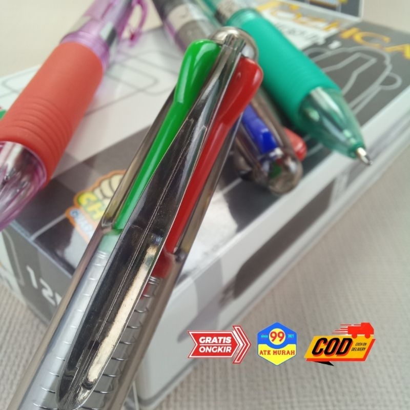 PULPEN 4 WARNA/4 COLOURS IN 1-TZ8401/pulpen 4 warna/pena