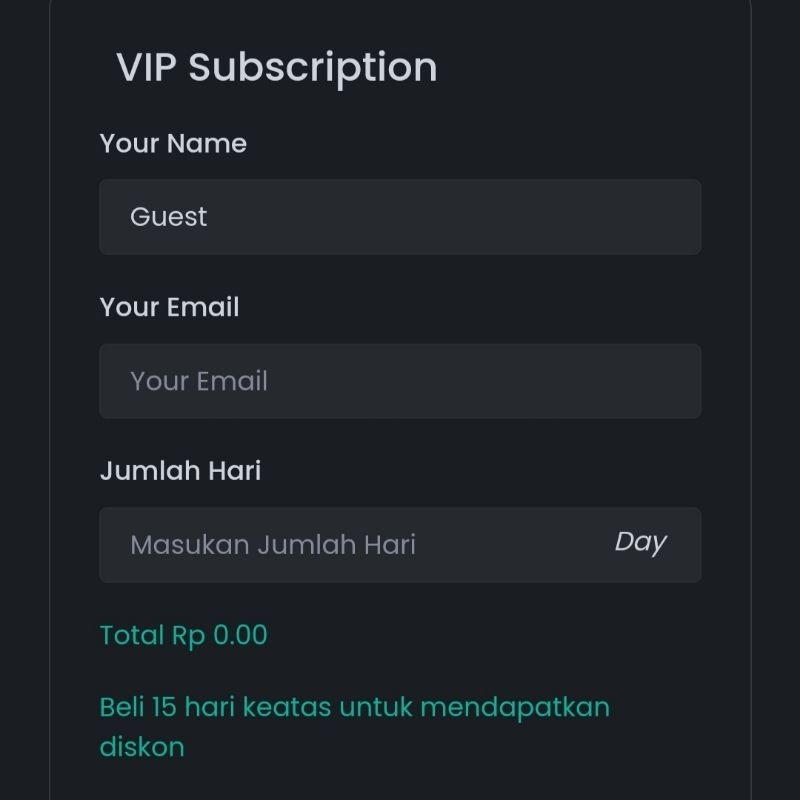 KEY SUBSCRIPTION ZENZ RESTFULL API