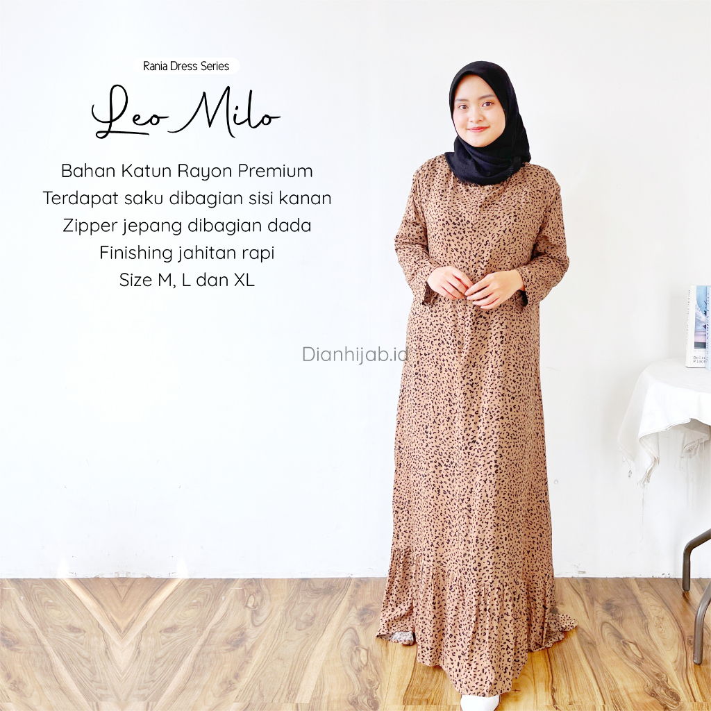 Gamis Dewasa Homey Dress Rania Series By Dianhijab.id - Bahan Rayon Viscose Premium Gamis Dewasa Luxury Gamis Pengajian Adem Nyaman Dipakai - Bisa COD