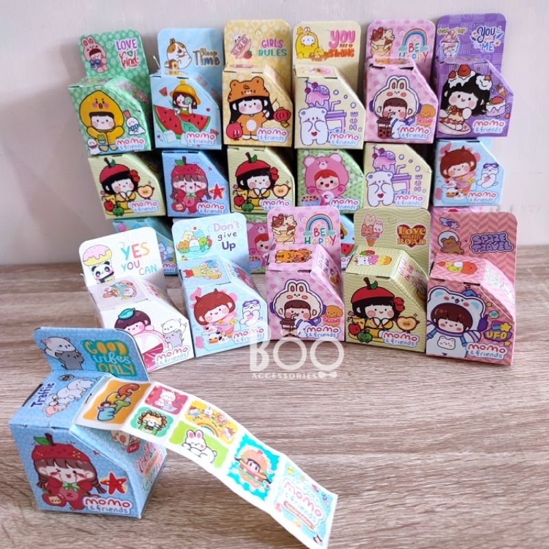 

NEW - GROSIR STIKER ROLL MOMO, SANRIO, MIXUE CUTE anti air