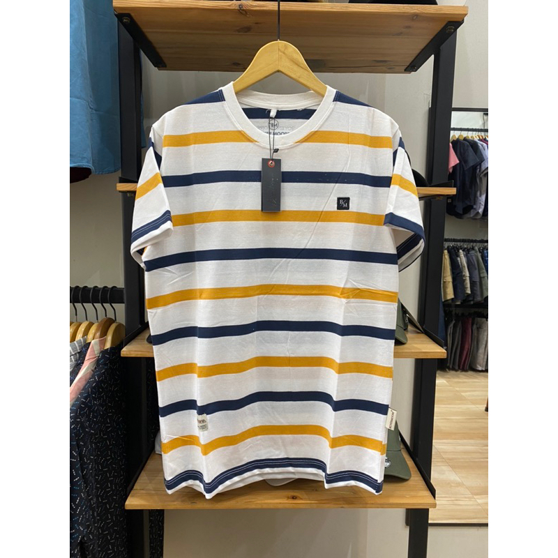 kaos salur pria / kaos pria stripe T-shirt salur BM