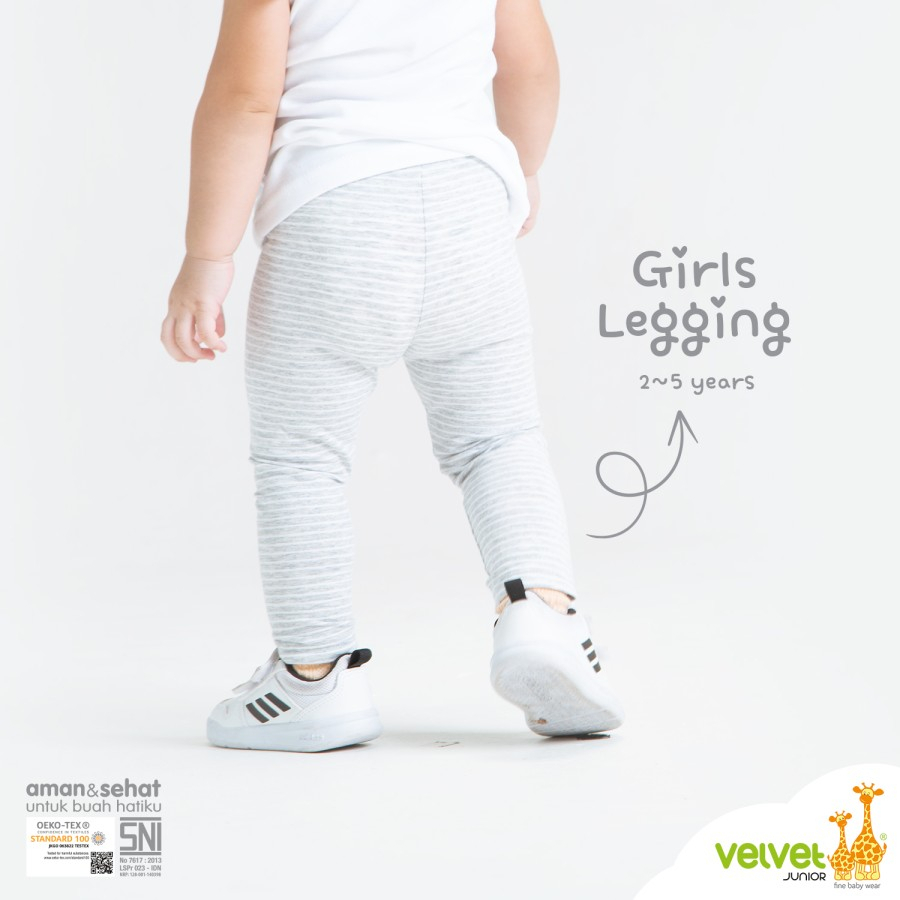 Legging Celana Panjang Anak Perempuan Velvet Fullprint Motif 3 Bulan - 5 Tahun