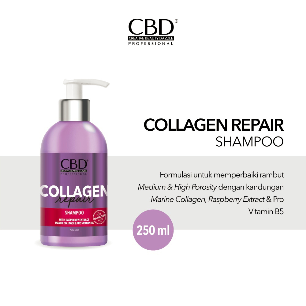 CBD Collagen Repair Shampoo / Perawatan Rambut rusak-Alp