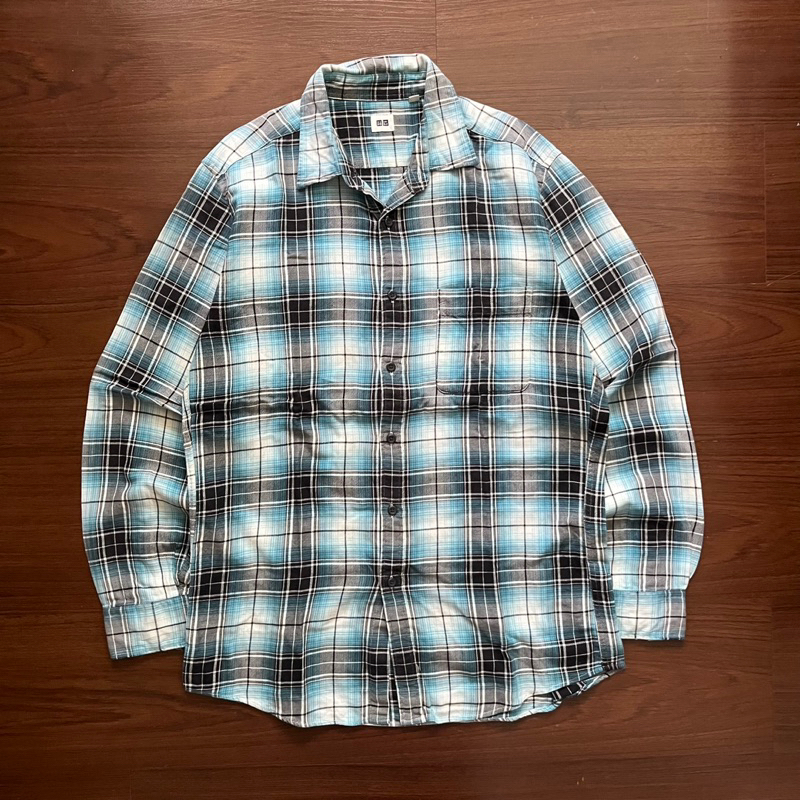 Uniqlo Blue Veterano Flannel