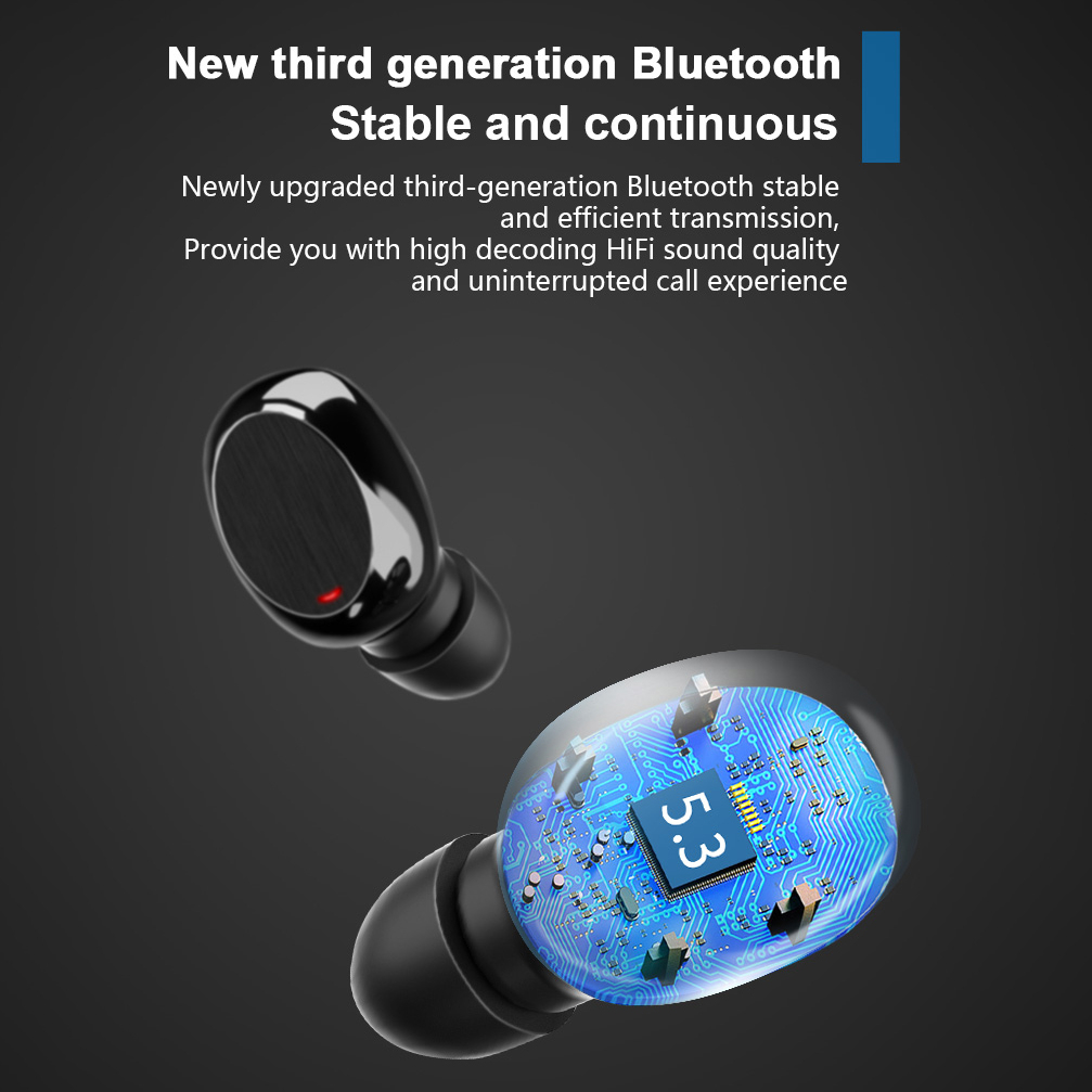 Matei Z4 Pro Headset Bluetooth Earphone TWS Wireless LED Earbud headphone Subwoofer