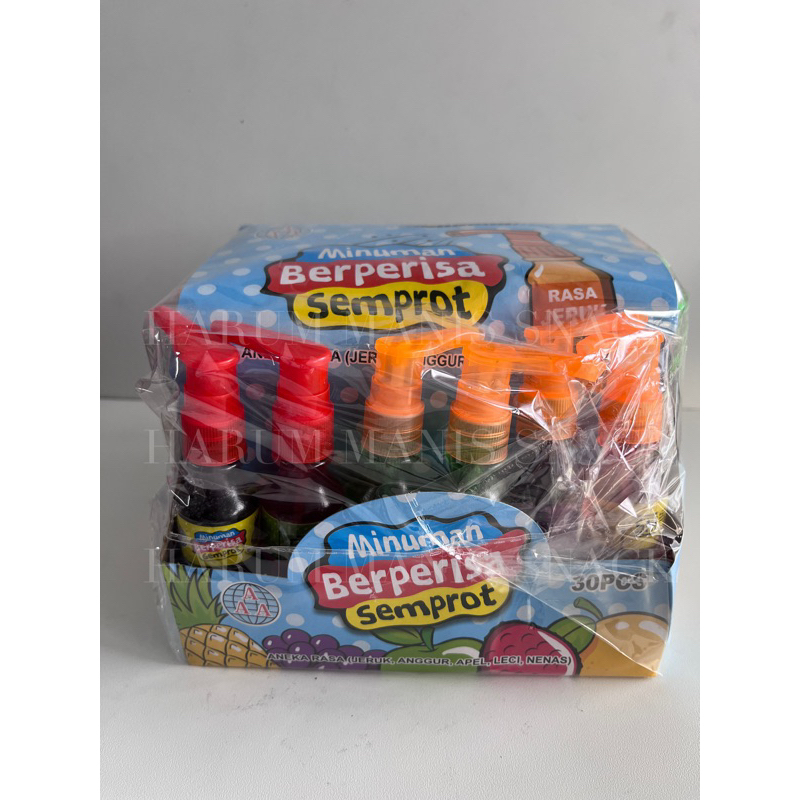 Minuman Berperisa Permen Semprot Spray Pemadam isi 30 pcs