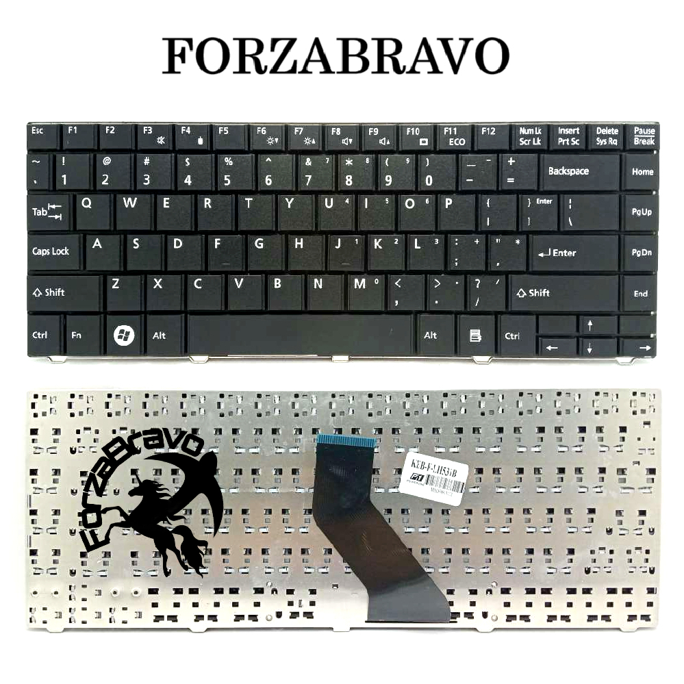 Keyboard Notebook Fujitsu Fujitsu Lifebook LH530 LH531 LH520 LH701 BH531 LH530 - BLACK